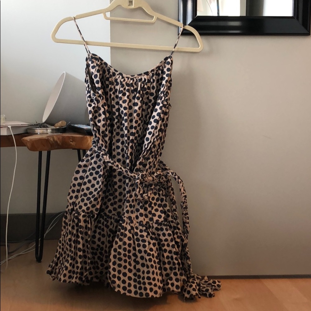 Rhode Resort Polka-dotted Mini Dress